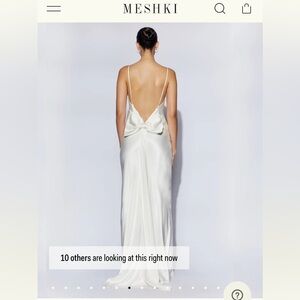 Meshki Kailey backless dress